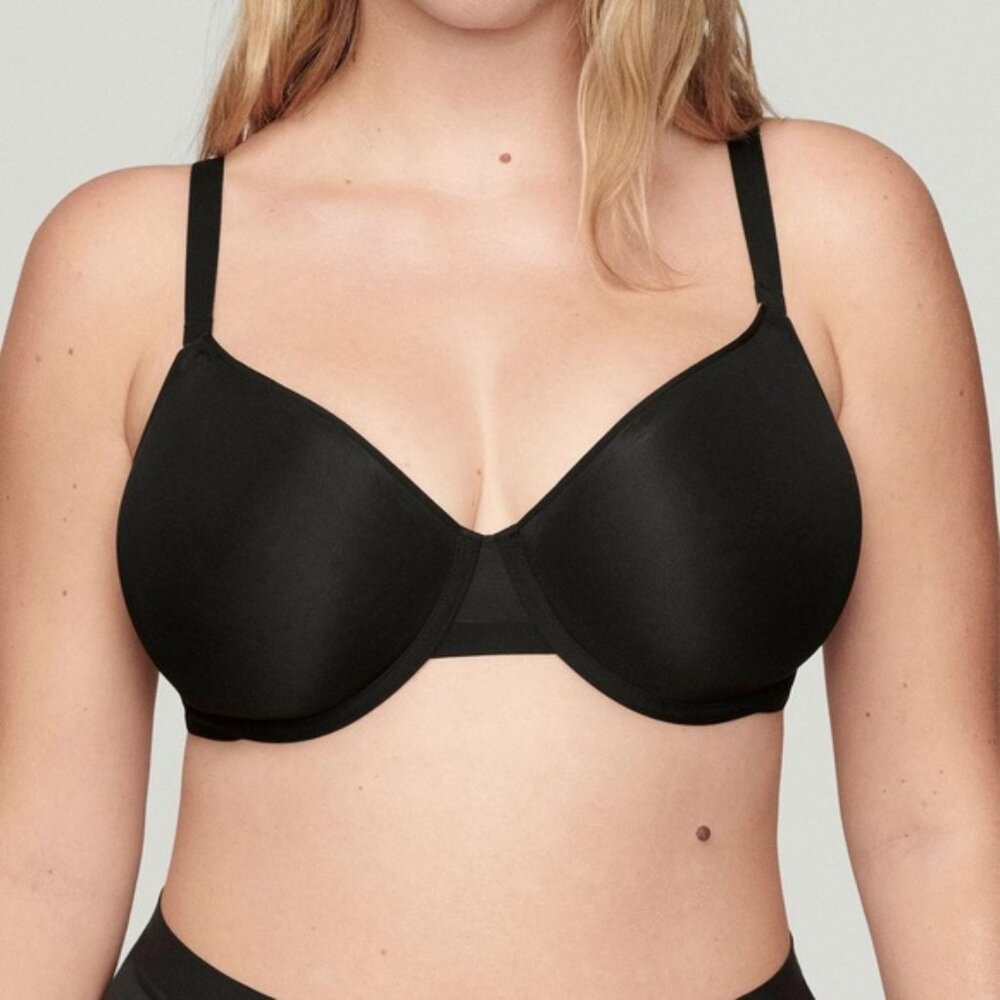 CUUP The Demi Spacer & Mesh Bra Black